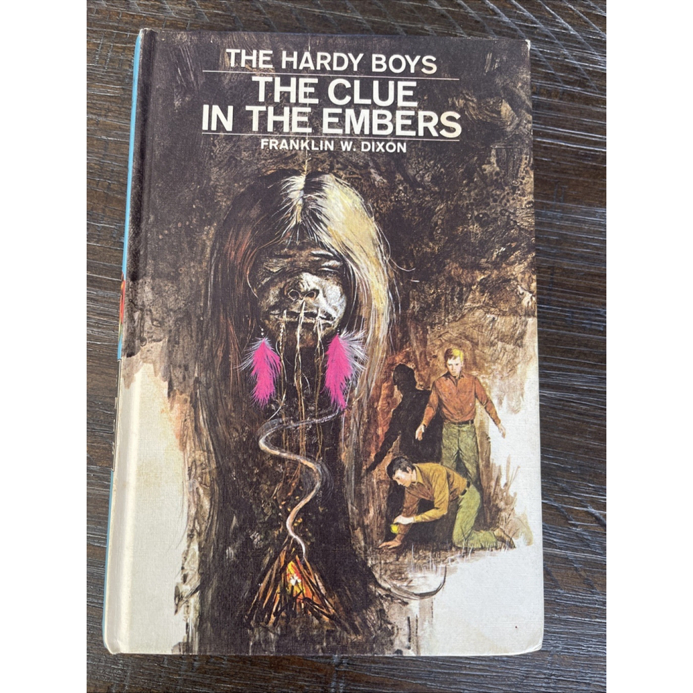 Vintage The Hardy Boys The Clue in the Embers Book #35 Franklin W. Dixon 1972 HC